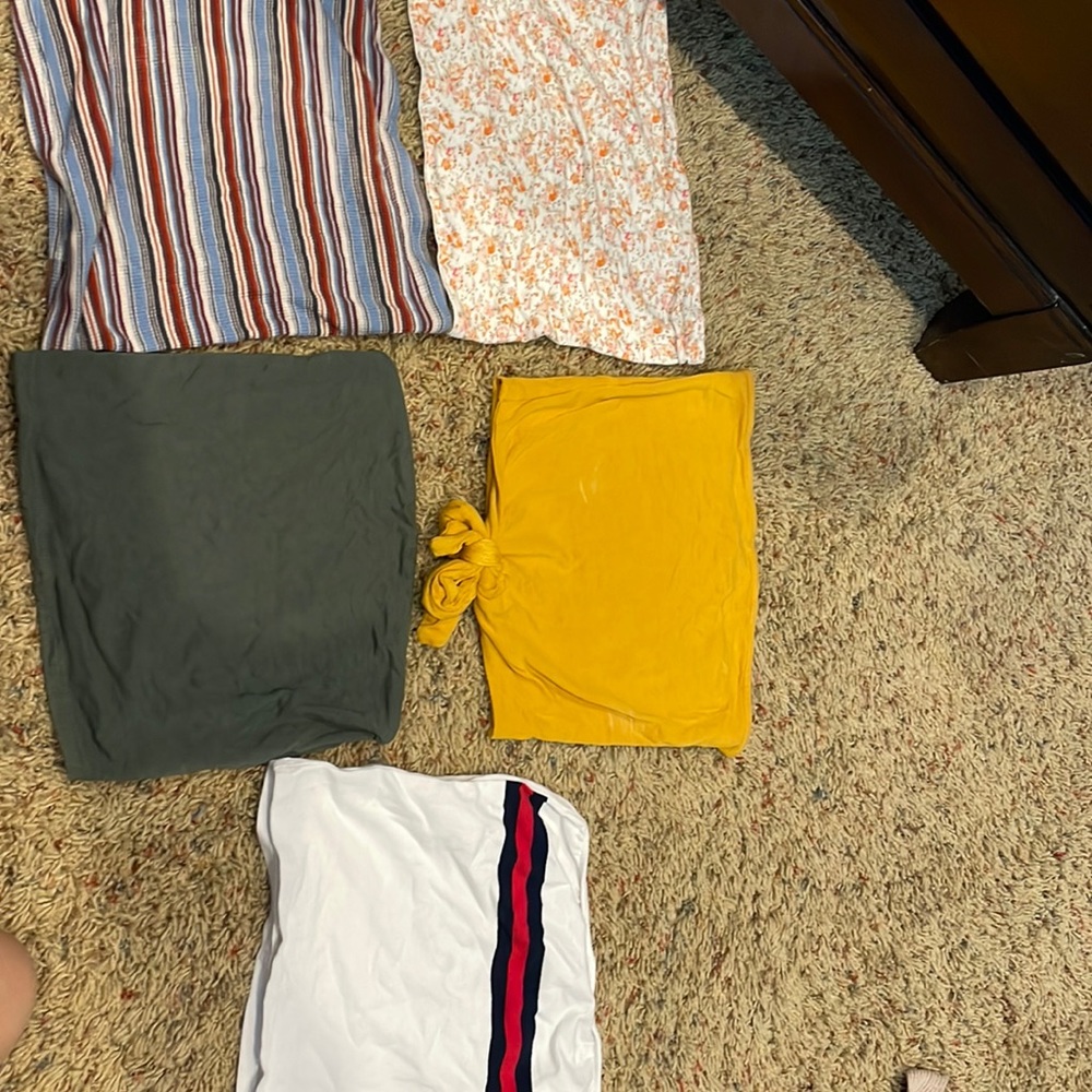 Tube tops available for individual sell please message me 15$ each